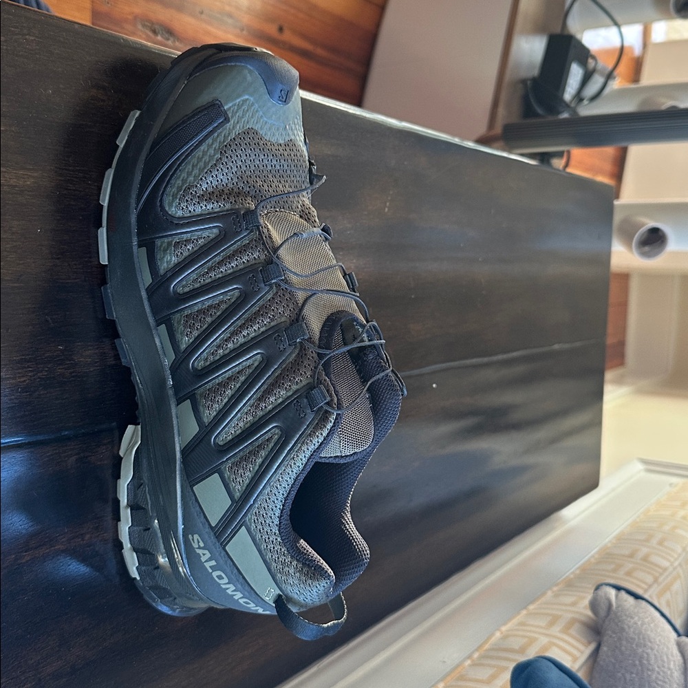 Salomon Men's Athletic Shoes - Olive and Black - Picture 2 of 5